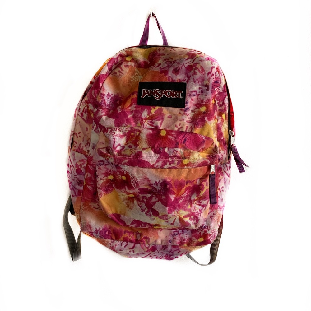 Jansport butterfly/flower backpack, adjustable